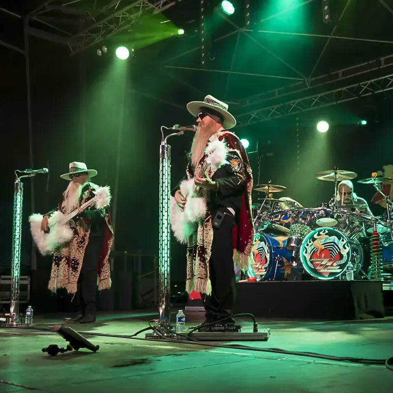 Fuzz Top est un groupe français qui rend hommage à ZZ Top.