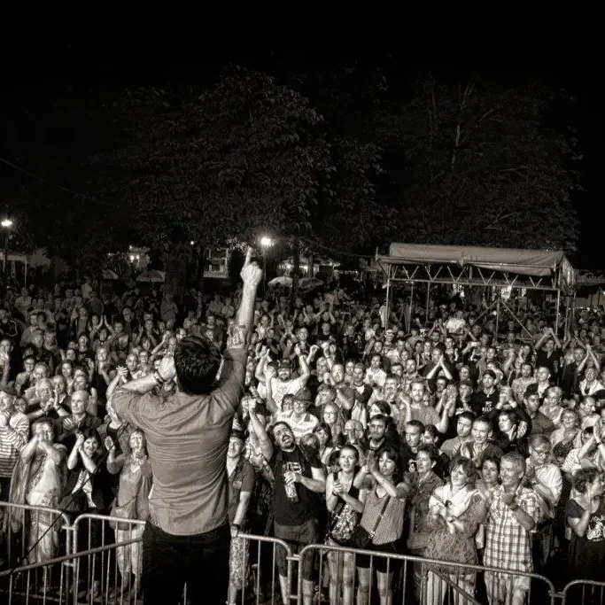 Manu Lanvin au Dax Motors n' Blues Festival le 6 juillet 2013.