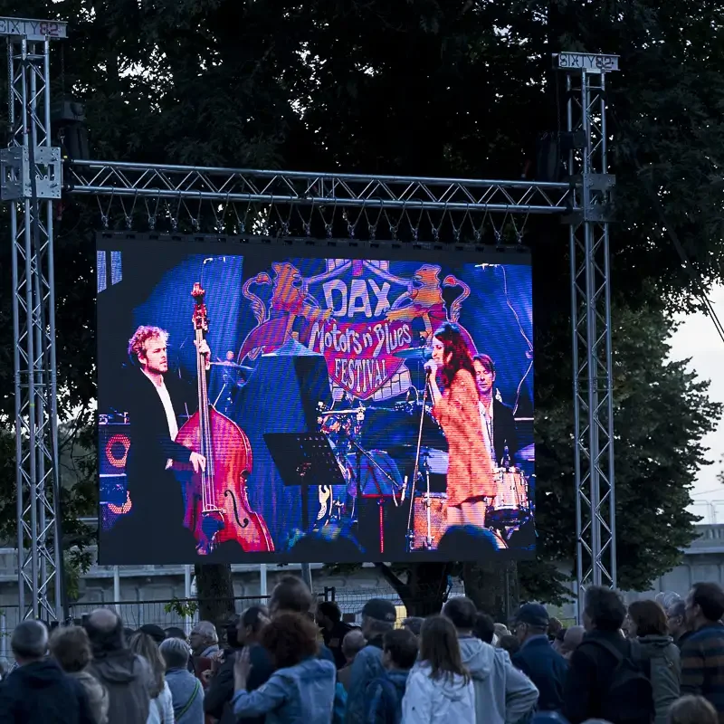 Concert « Mayflies plays Ray Charles » au Festival Motors n' Blues 2024.