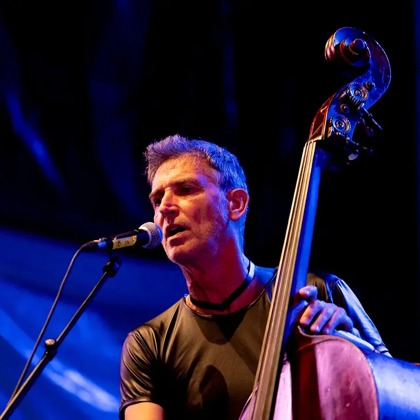 Bertrand Couloume, concert de Little Bob Blues Bastards à Dax.