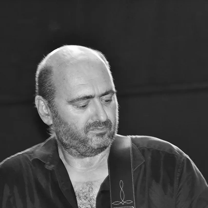 Olivier Mathios en concert avec Mountain Men à Dax le 7 juillet 2018.