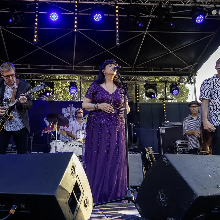 Gladys Amoros au Dax Motors n' Blues Festival 2024.