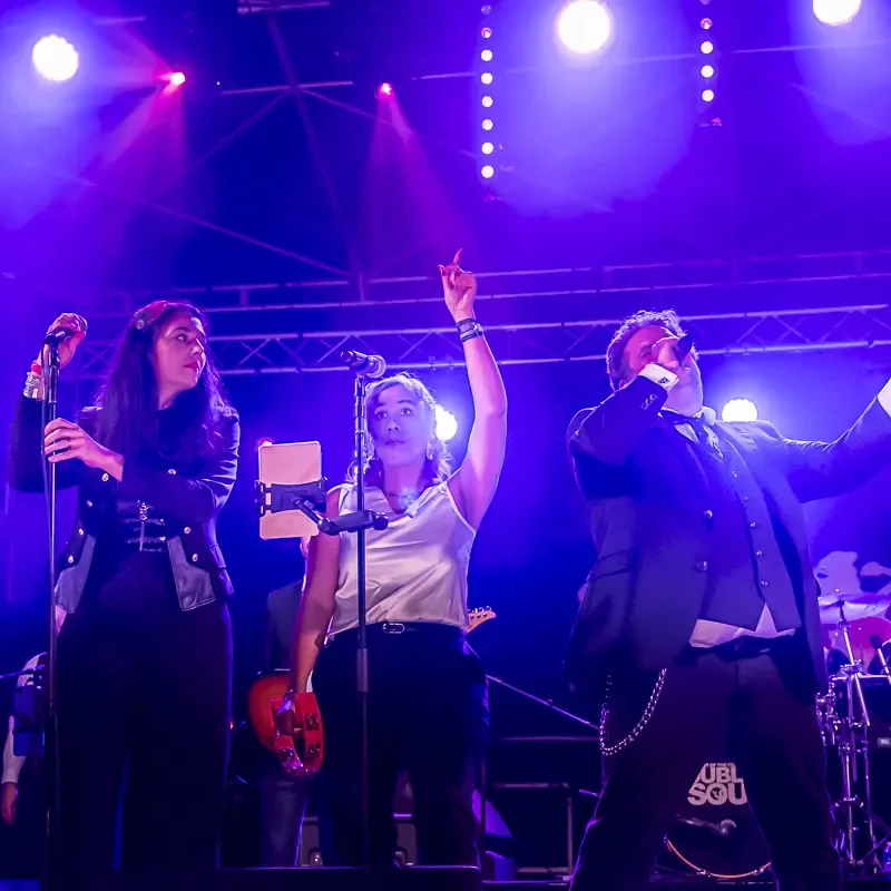 Photo du concert de Dublin Soul au Festival Motors n' Blues 2024.