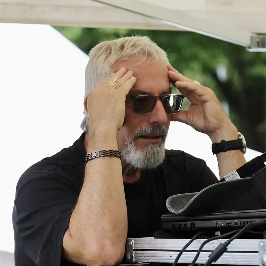 Fred Legendre, bénévole au Motors n' Blues à Dax.