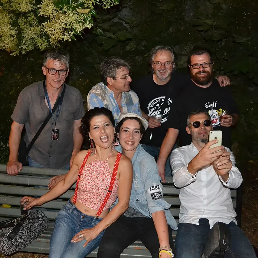 Les musiciens de Karoline Legrand à Dax le 5 juillet 2019.