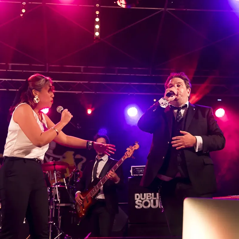 Photo du concert de Dublin Soul au Festival Motors n' Blues 2024.