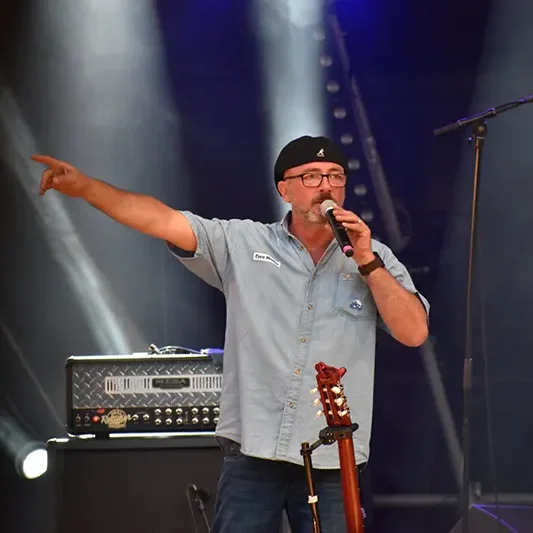 Stéphane Duboscq fondateur du Dax Motors n' Blues Festival en 2009.