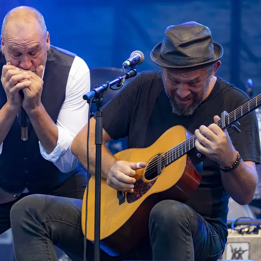 Concert de Mountain Men au Festival de Blues de Dax.