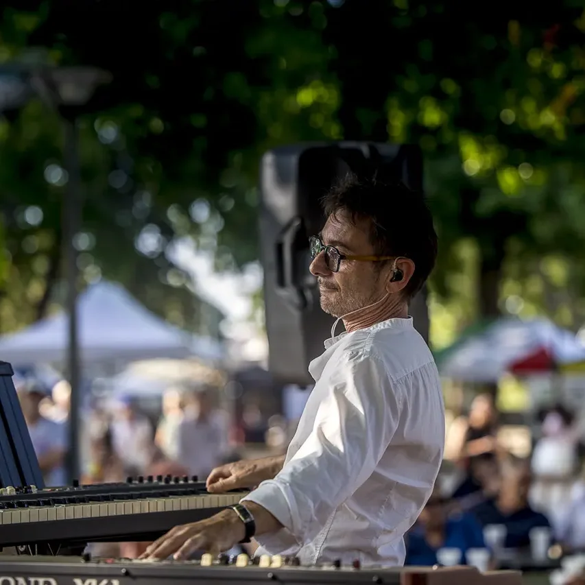 Fingers of Blues et Laurent Dupart en concert au festival de Blues de Dax.