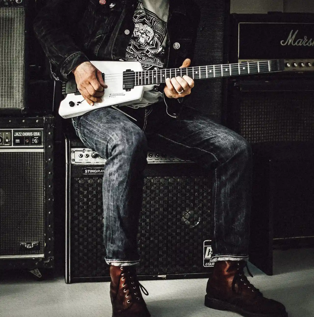 Guitariste de blues à Dax