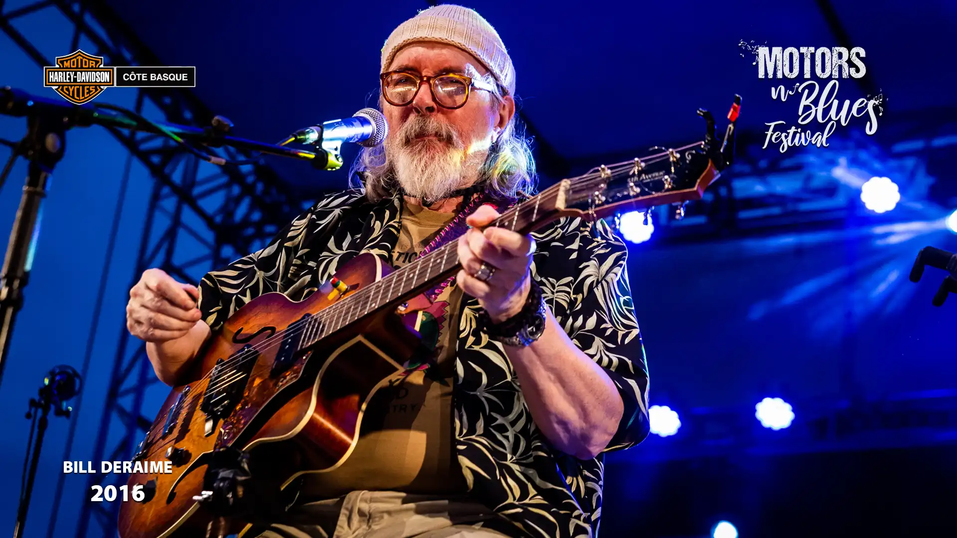 Bill Deraime en concert au Dax Motors Blues Festival 2016.