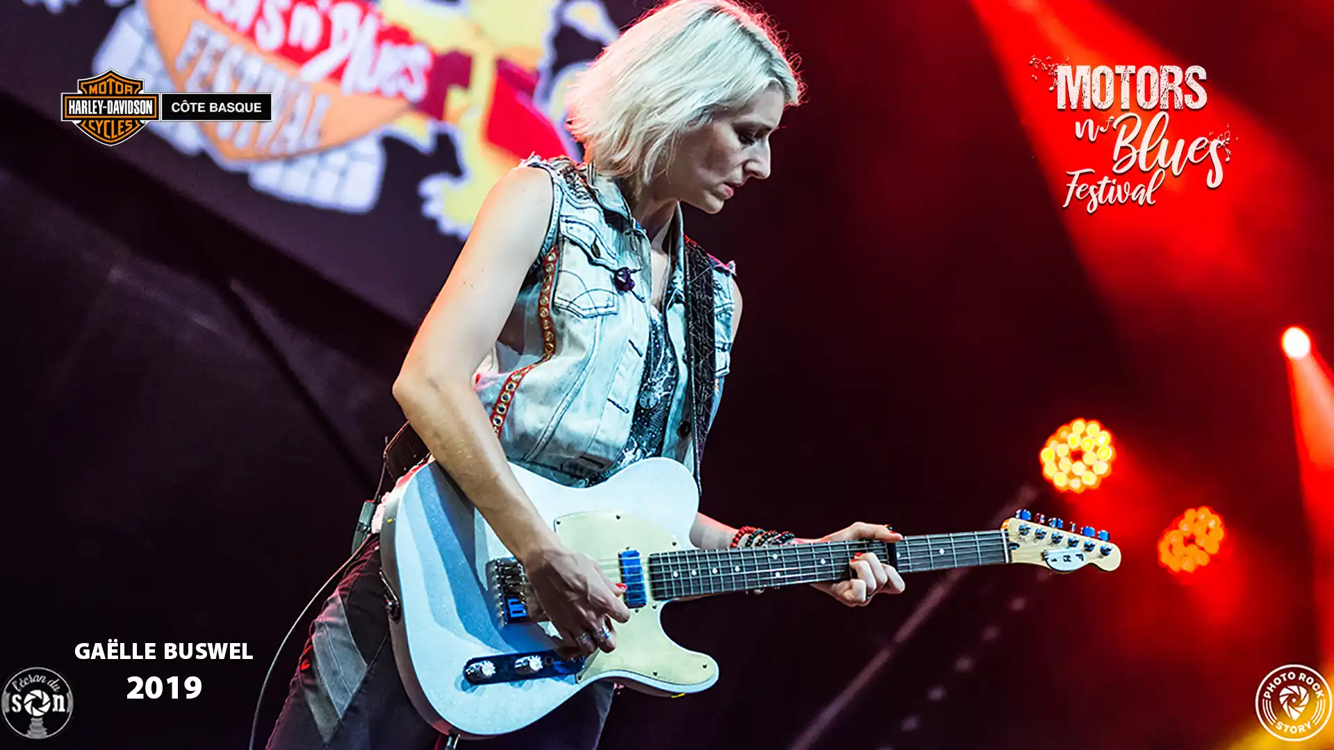 Gaëlle Buswel en concert au Dax Motors Blues Festival 2019.