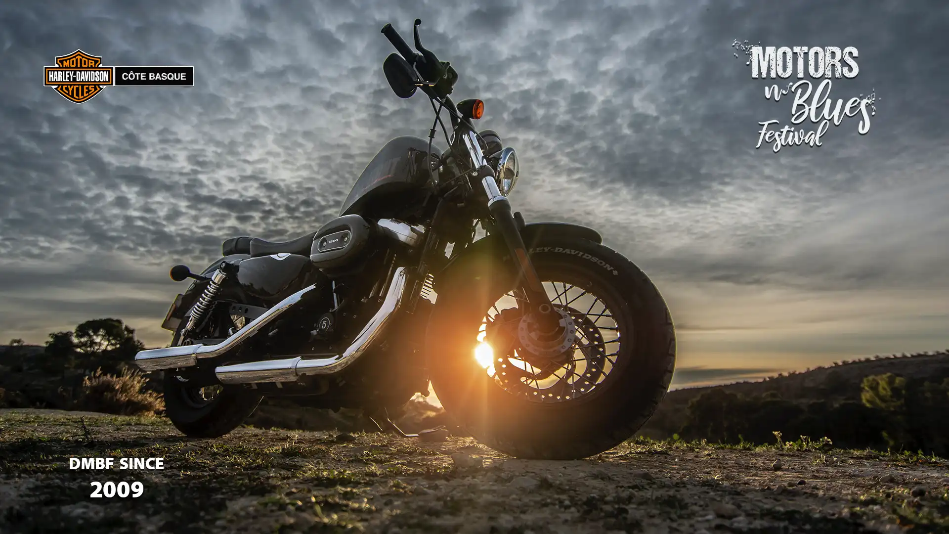 Harley Davidson, partenaire du Dax Motors Blues Festival.