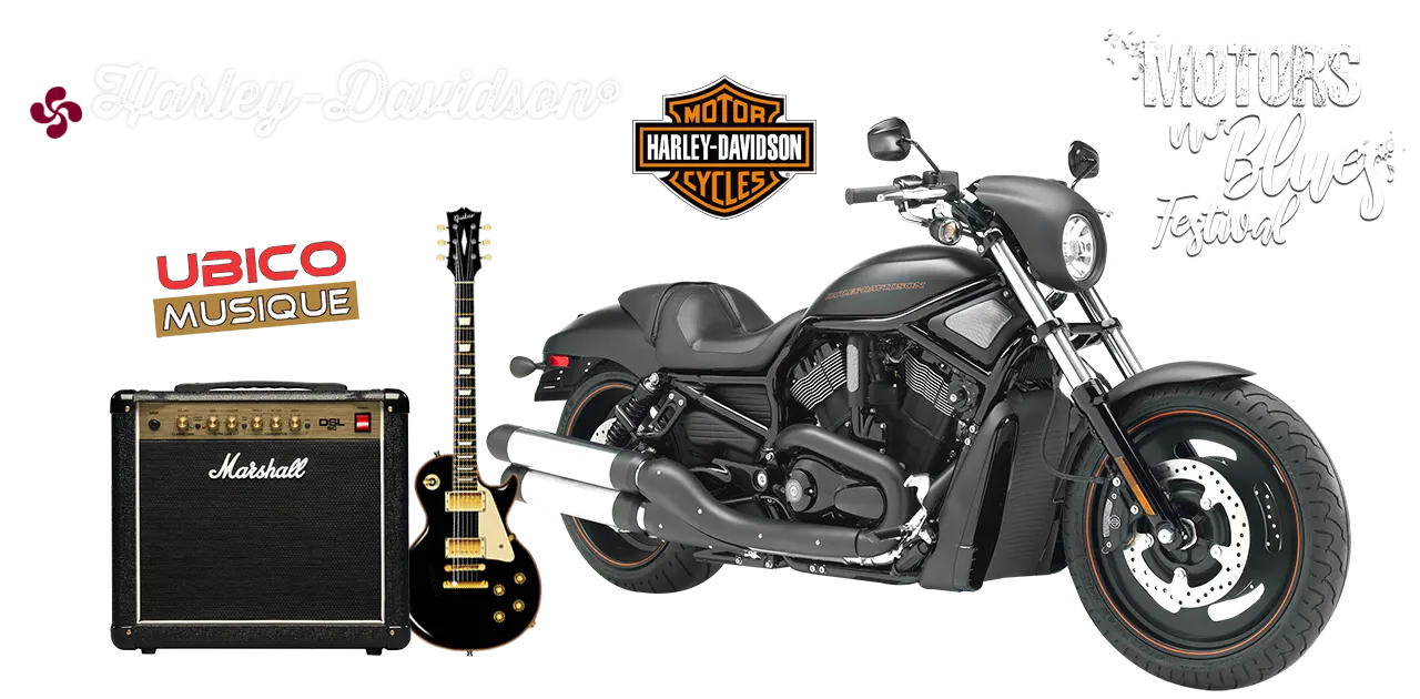 Harley Davidson partenaire du Motors n' Blues.