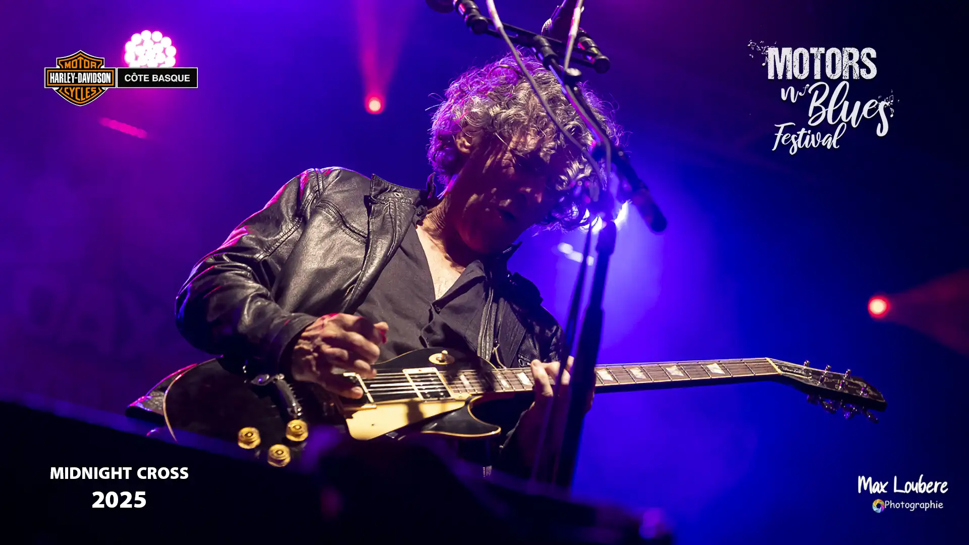 Midnight Cross en concert au Dax Motors Blues Festival 2025.