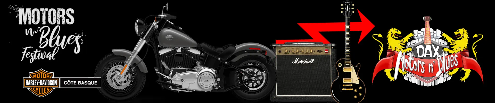 Harley-Davidson Côte Basque partenaire du festival.
