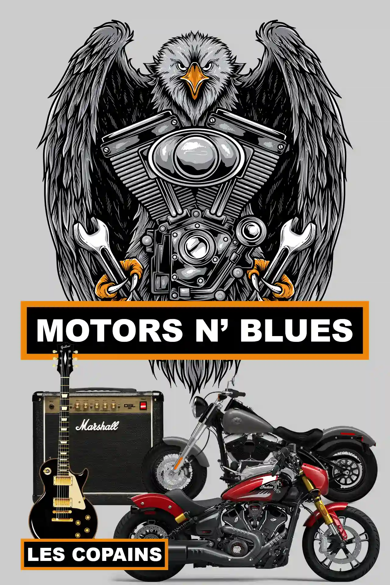 Des copains, des motos, et du Blues